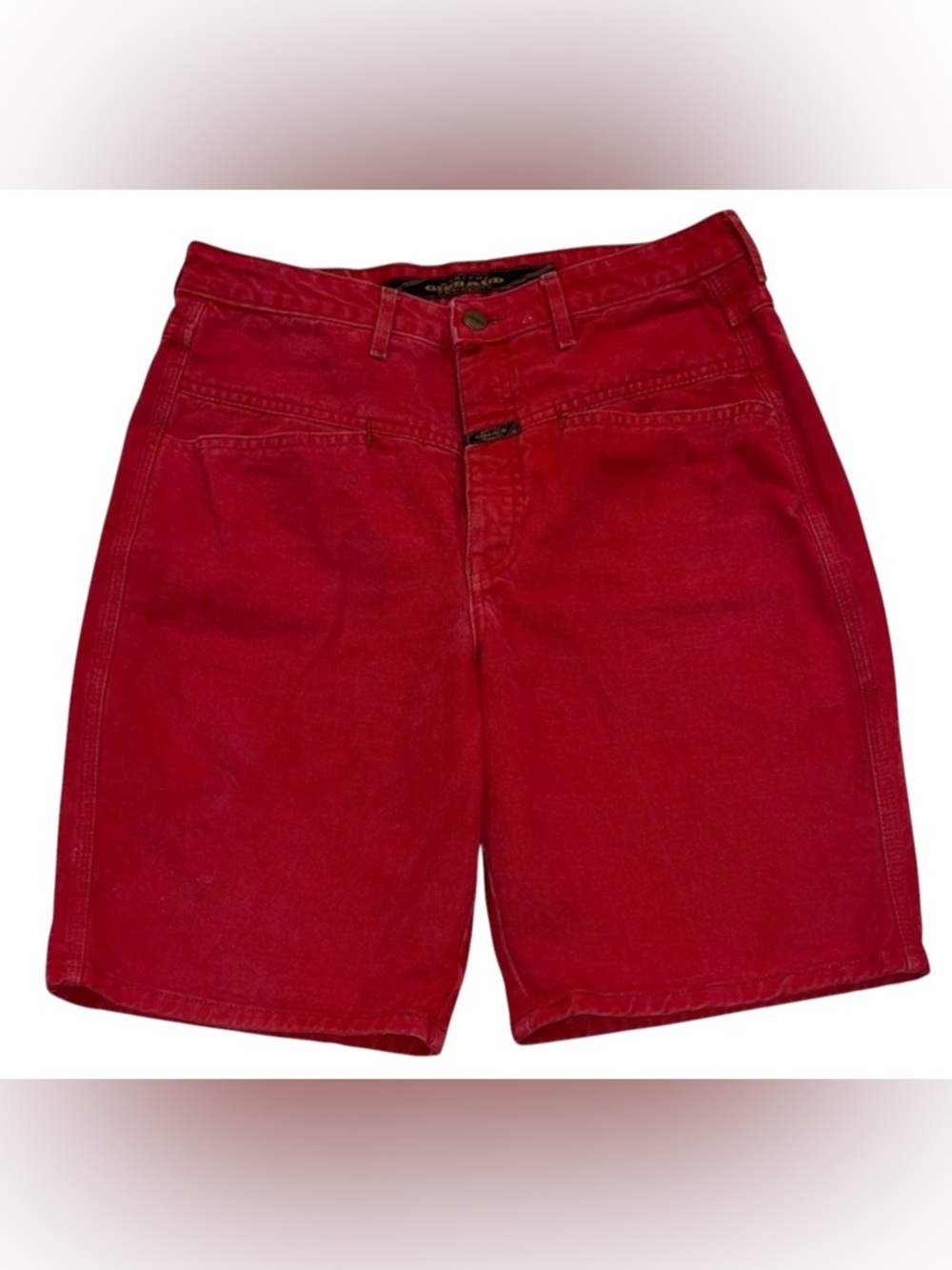 Marithe Francois Girbaud Red Women's Shorts, Size 12